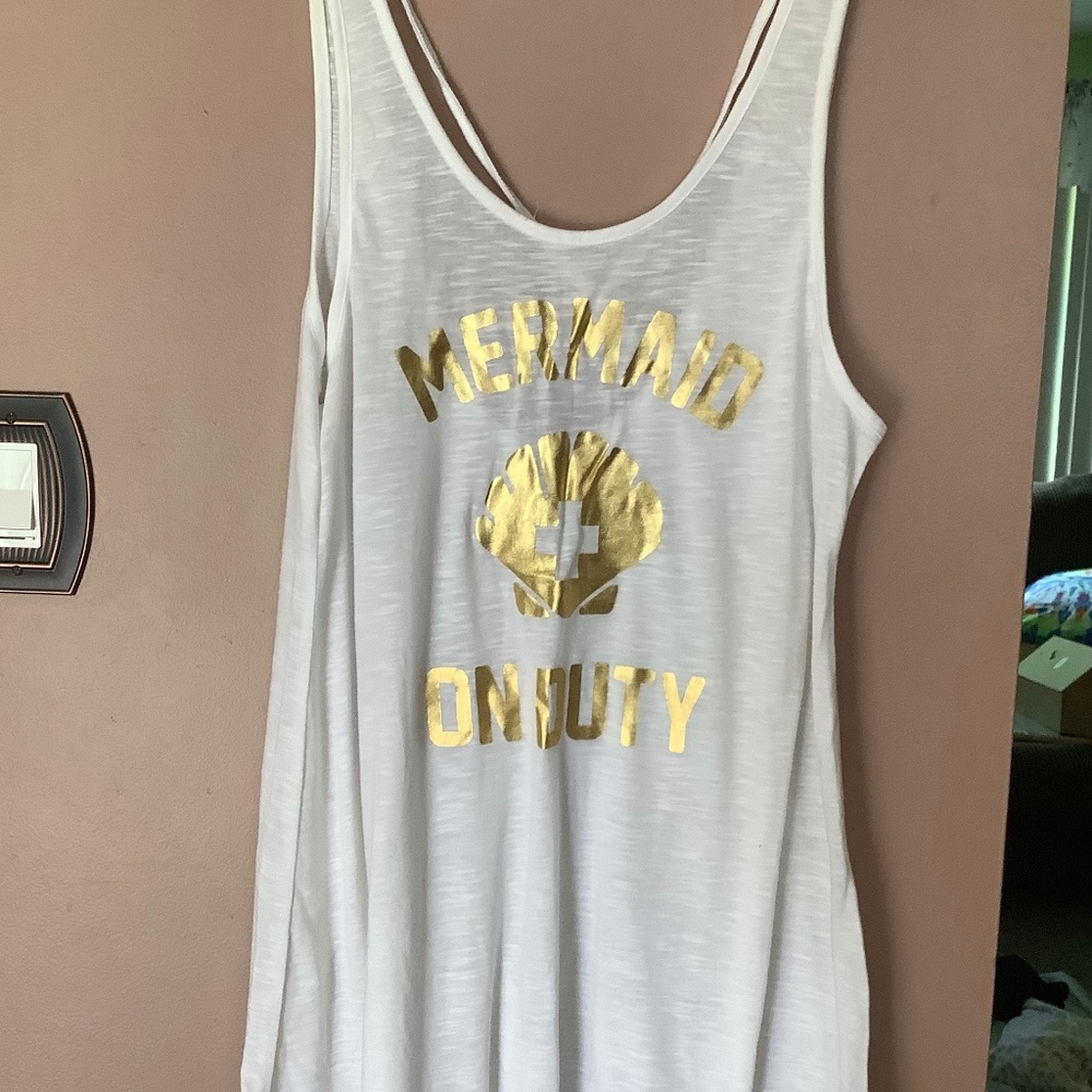 Mermaid on Duty swimsuit coverup